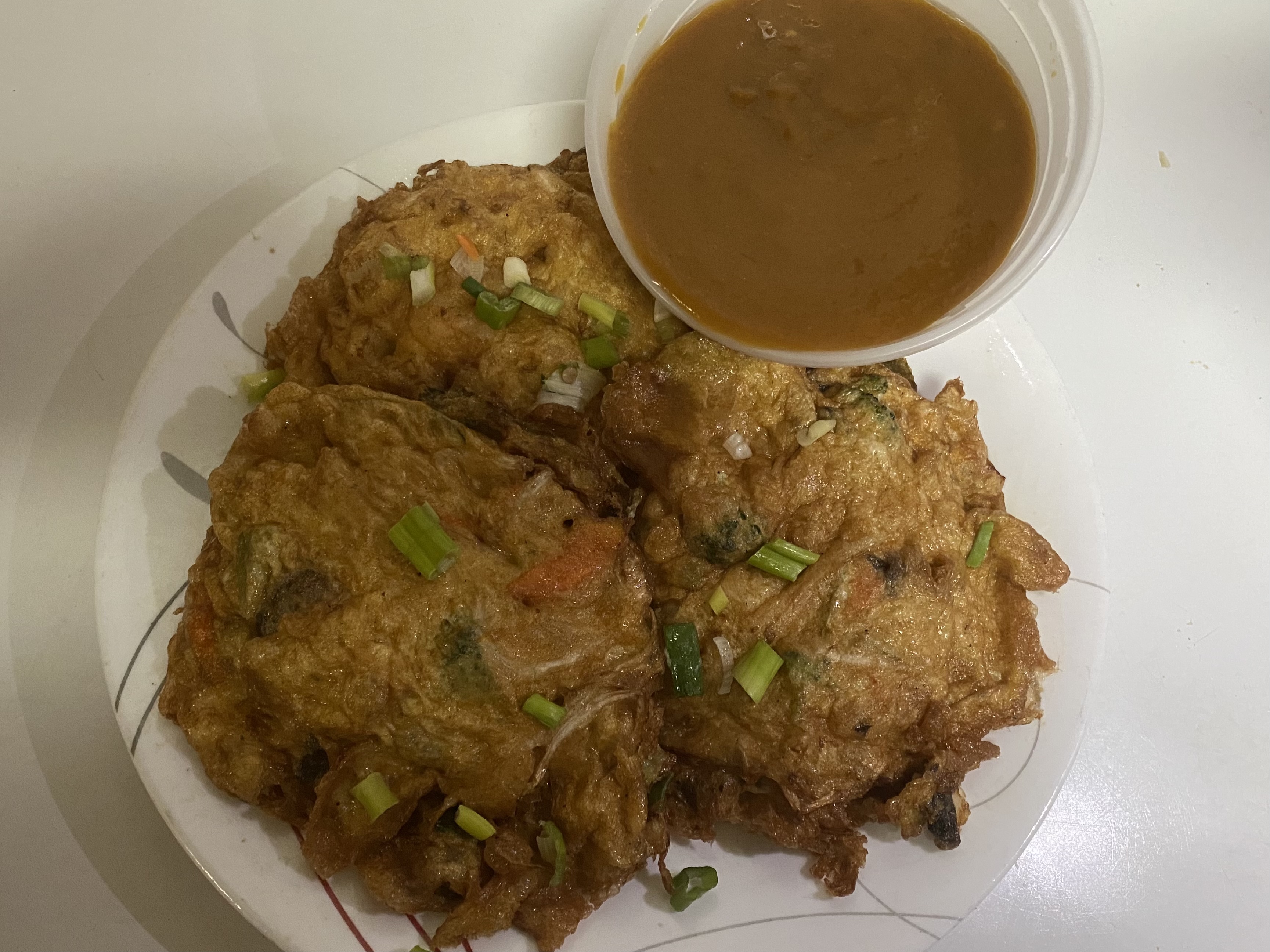 Order 133. Vegetable Egg Foo Young food online from New China Express store, Newport News on bringmethat.com