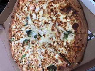 Order Chicken Alfredo Pizza food online from Pizza D’Amore store, Long Beach on bringmethat.com