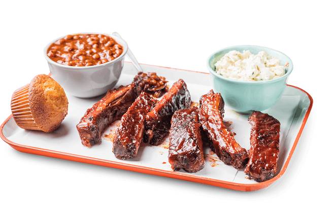 Order St. Louis-Style Spareribs - Half Slab (6 Bones) food online from Famous Daves store, Gilroy on bringmethat.com