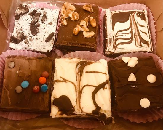 Order Assorted Half Dozen Brownies (6 pack) food online from The Pennsylvania Bakery store, Camp Hill on bringmethat.com