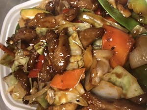 Order 79. Double Cooked Pork 回锅肉 food online from Moon Wok store, Lenexa on bringmethat.com