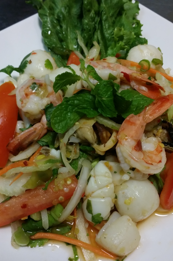 Order Yum Talay Seafood Salad food online from Thai Lily Cafe store, Houston on bringmethat.com