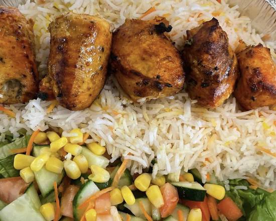 Order Chicken Kabab Platter food online from Riffys Kitchen store, Sayreville on bringmethat.com