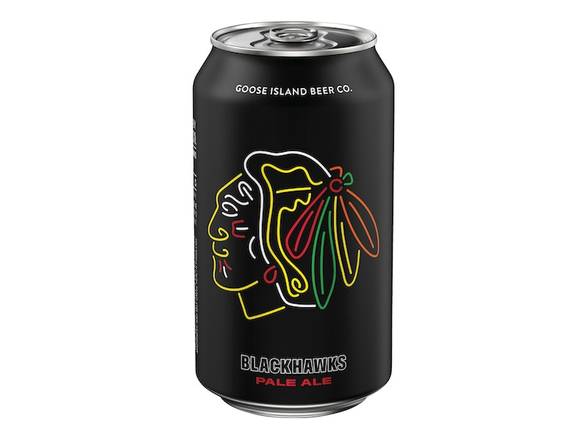 Order Goose Island Blackhawks Pale Ale - 12x 12oz Cans food online from Rayan Discount Liquors store, CHICAGO on bringmethat.com