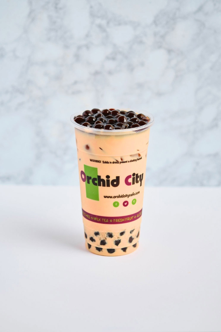Order Honey Milk Tea food online from Orchid City Fusion Cafe store, Arlington on bringmethat.com