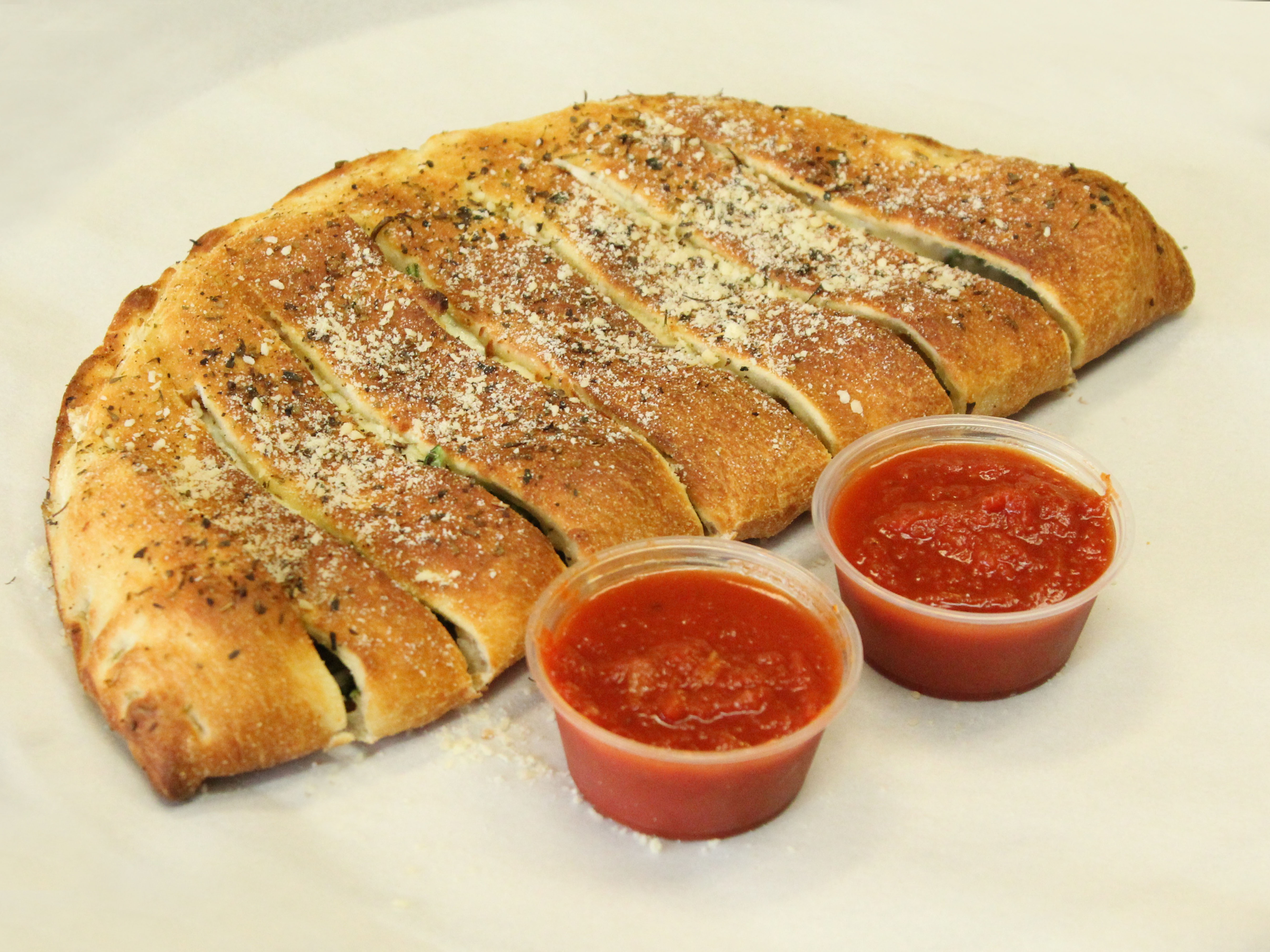 Order 12" Large Calzone food online from Best Pizza & Sandwiches store, Willoughby on bringmethat.com