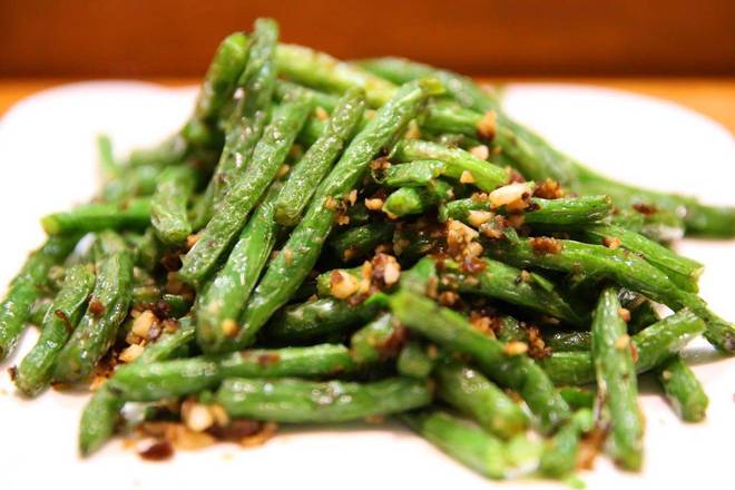 Order Dry-Fried Green Beans food online from Pepper Twins store, Houston on bringmethat.com
