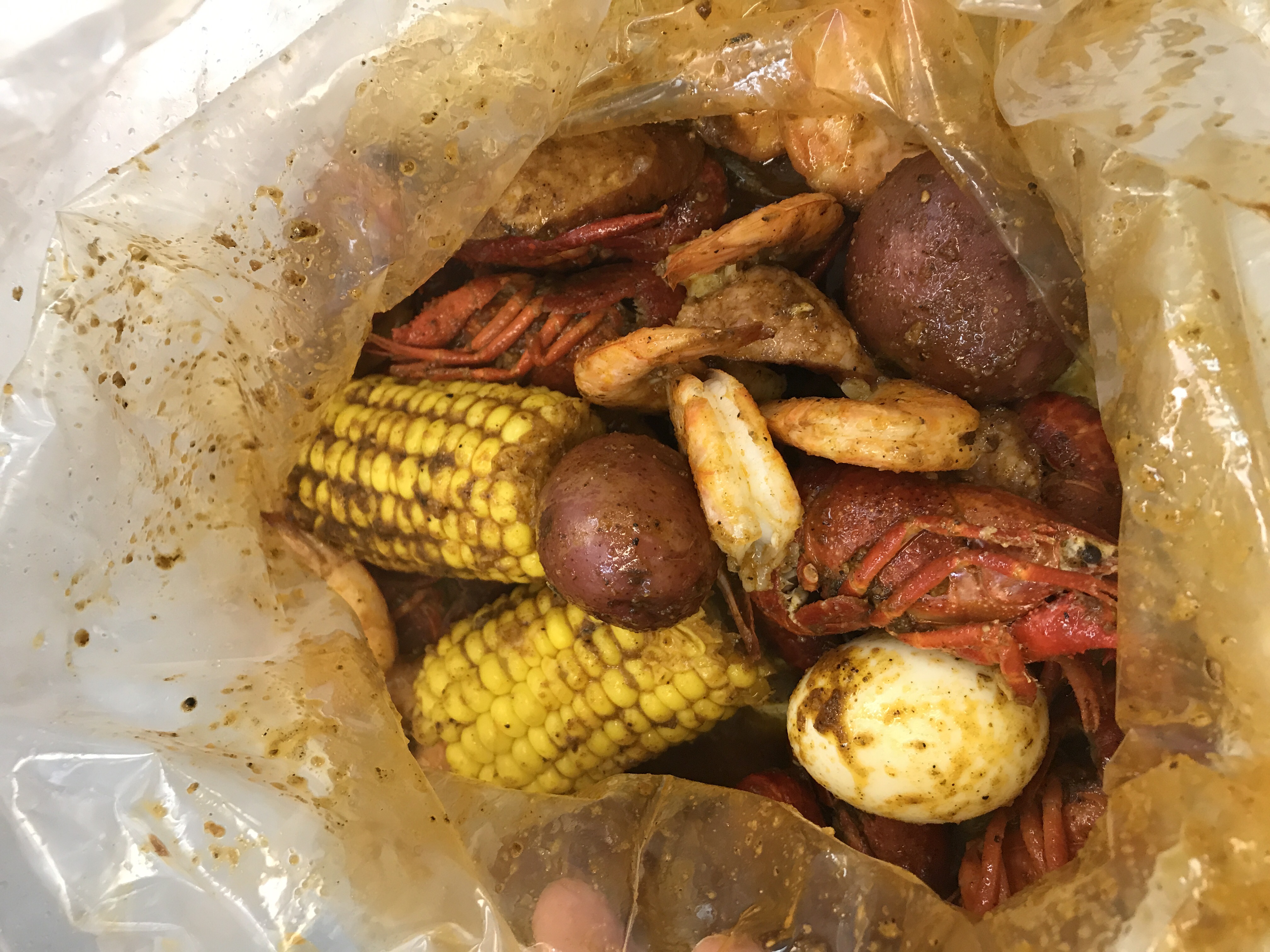 Order I. 1 lb. Crawfish and 1 lb. Shrimp Combo food online from Tasty Crab store, Fayetteville on bringmethat.com