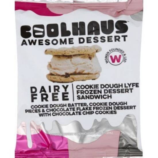 Order Coolhaus Non-Dairy Cookie Dough Lyfe Ice Cream Sandwich (5.8 oz) food online from Dolcezza Gelato store, Arlington on bringmethat.com