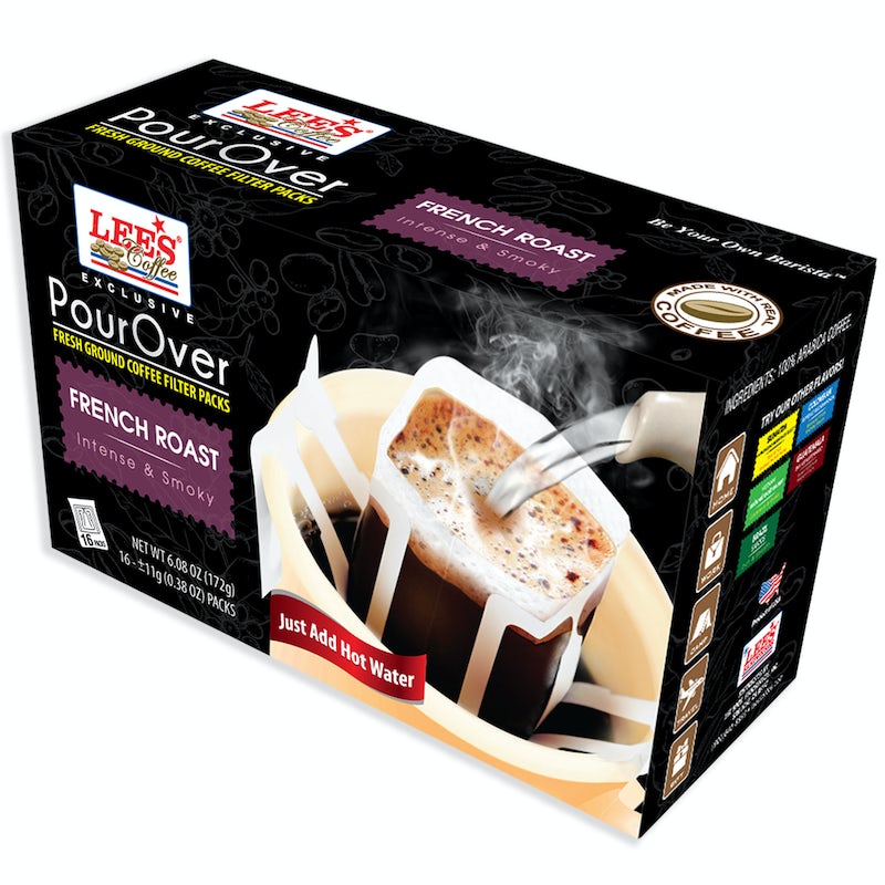 Order Cafe Pour Over French Roast 18Pks food online from Lee Sandwiches store, Peoria on bringmethat.com