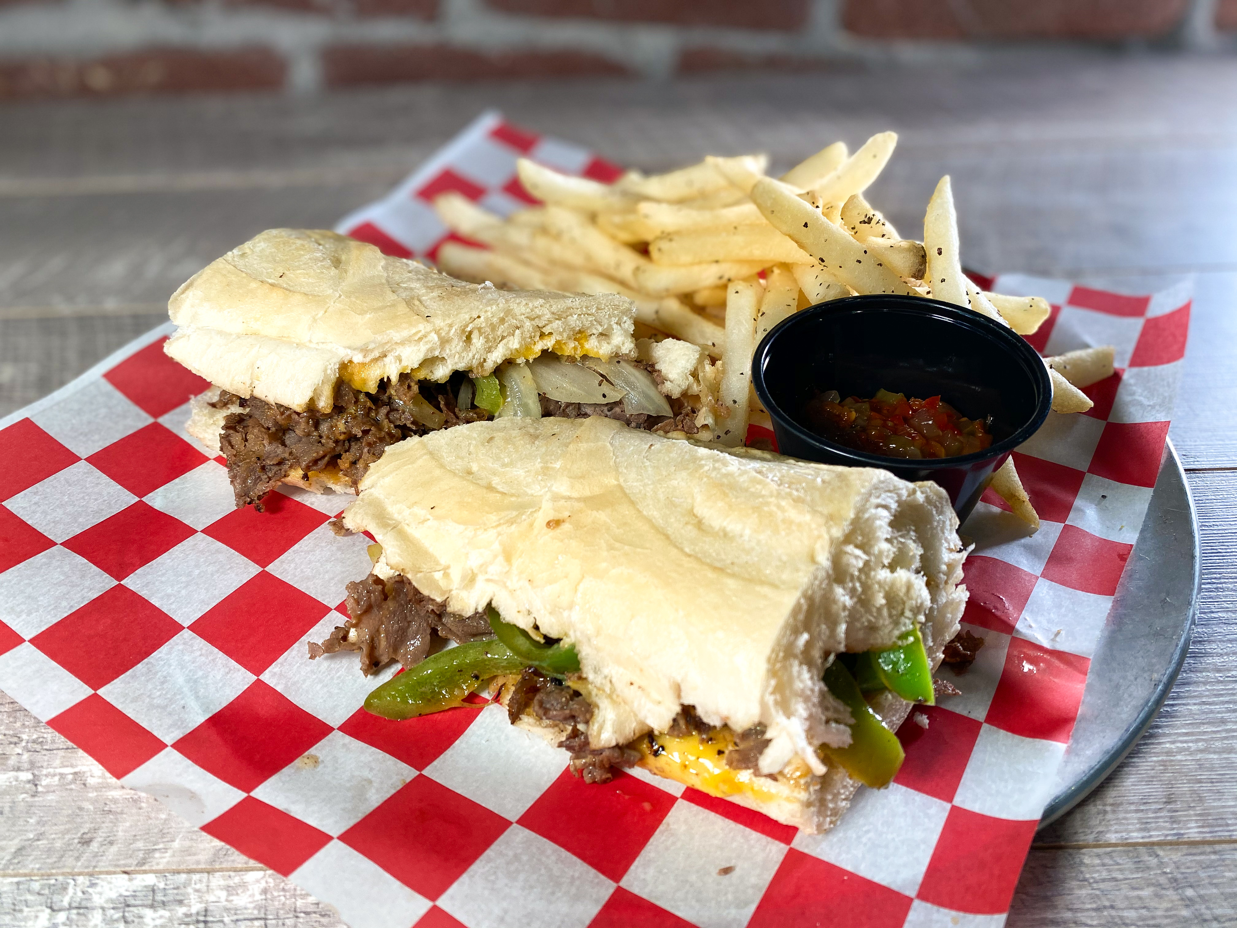Order Philly Cheesesteak  food online from Parry Pizzeria & Bar store, Highlands Ranch on bringmethat.com