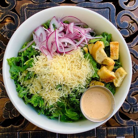 Order Kale Caesar Salad food online from On The Kirb store, Houston on bringmethat.com