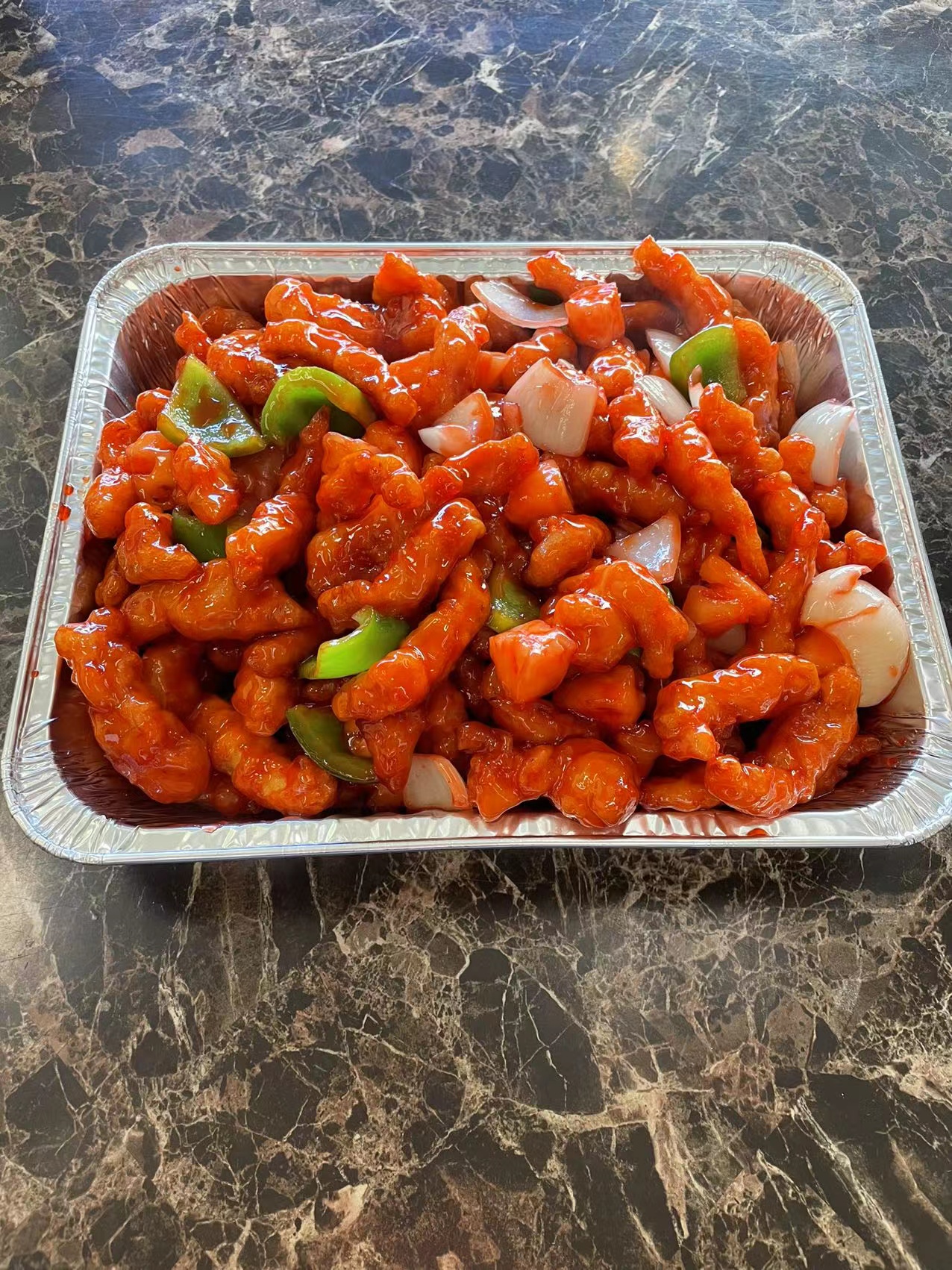 Order Sweet and Sour Chicken Ttay food online from King Kong Chinese Restaurant store, Oakland on bringmethat.com