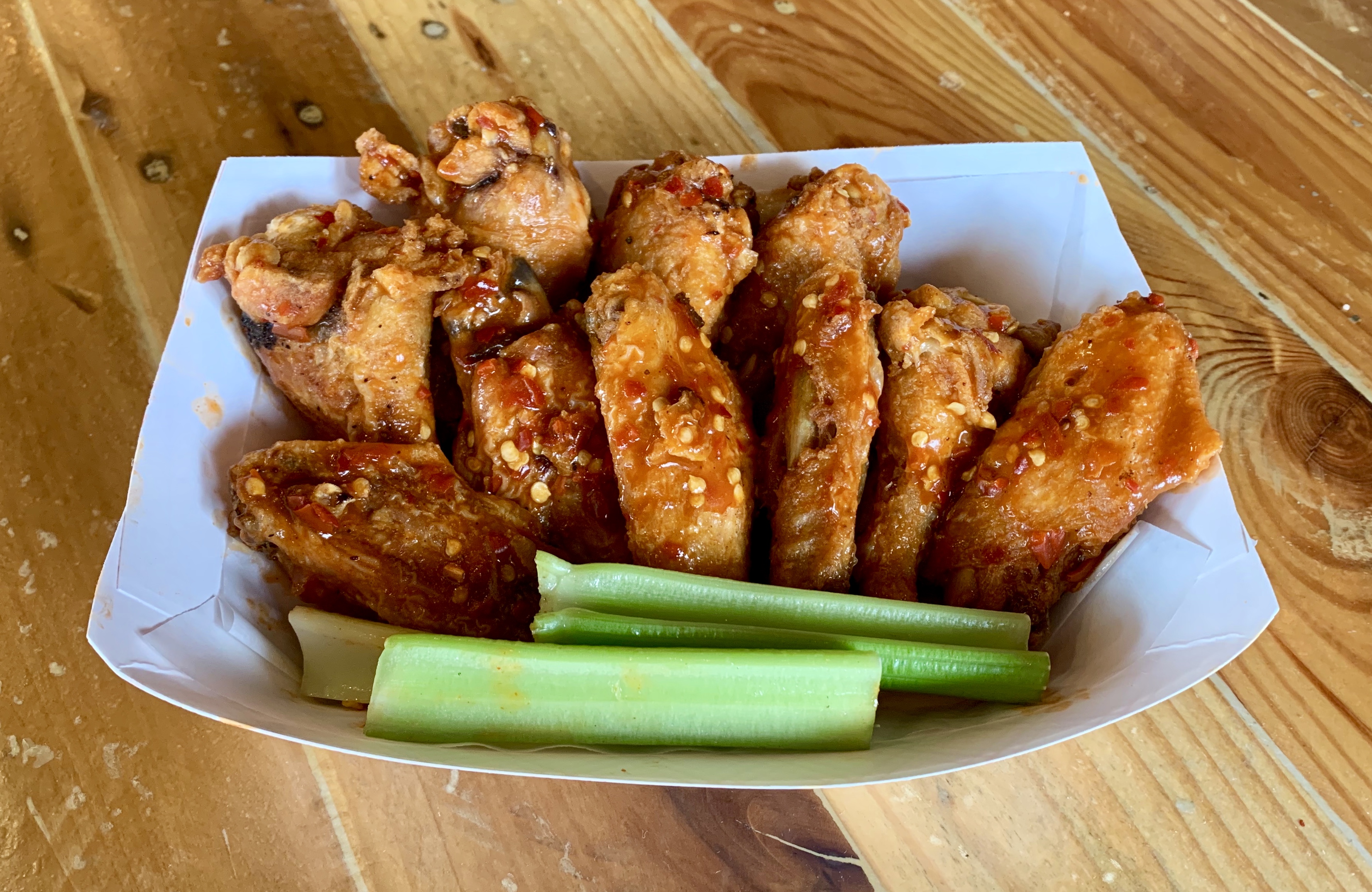 Order Chicken Wings food online from Sliced Pizza store, Flowery Branch on bringmethat.com