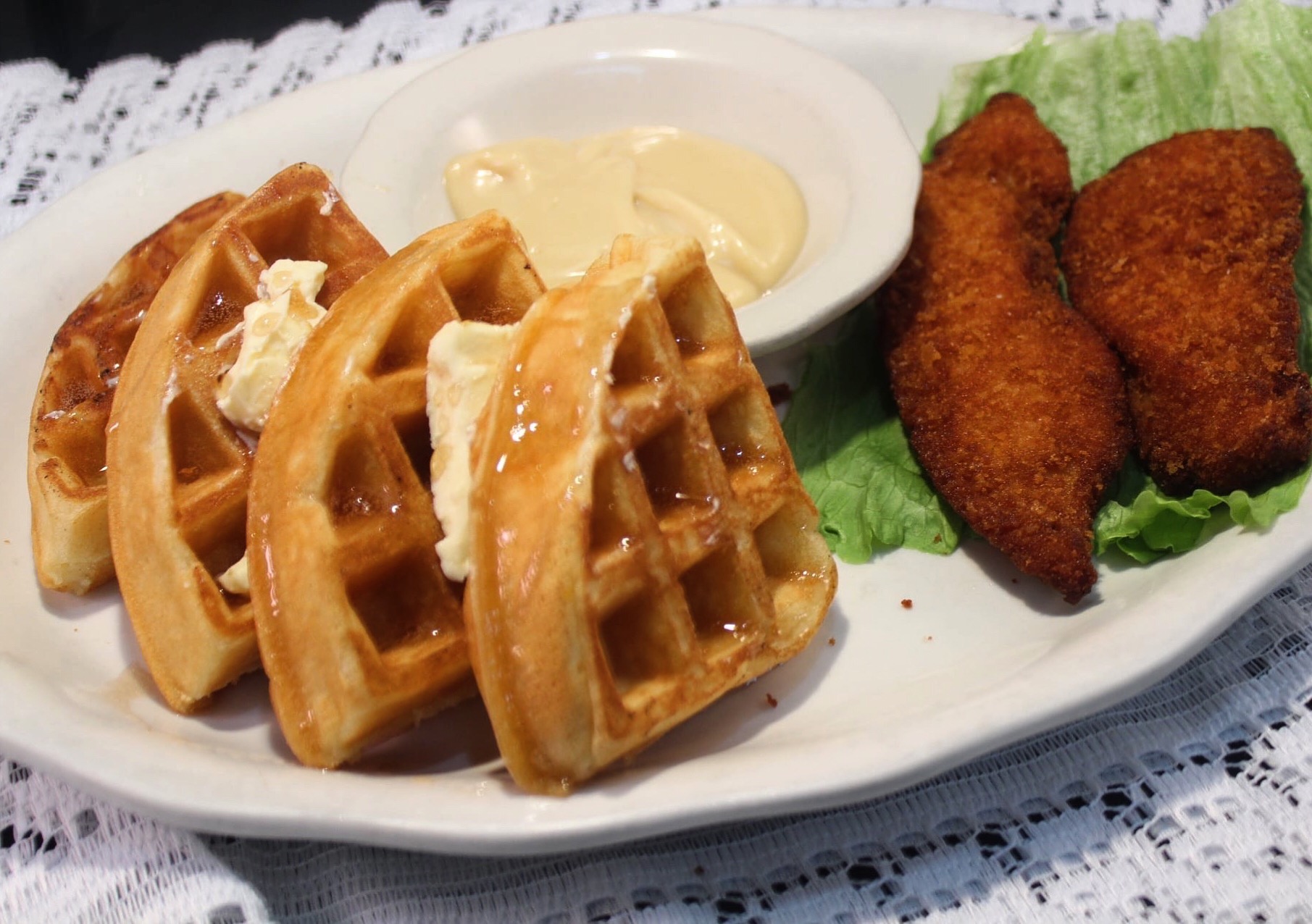 Order Chicken & Waffles  food online from Athenian Restaurant store, Philadelphia on bringmethat.com