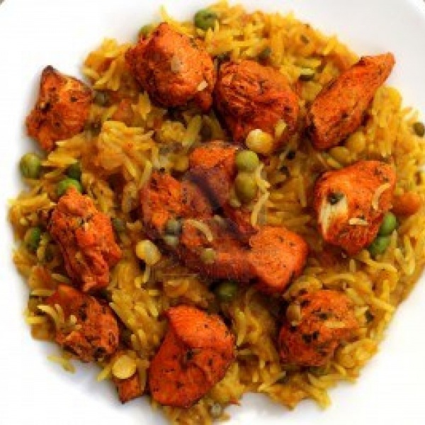Order Chicken Tikka Biryani food online from Agra Cafe store, Los Angeles on bringmethat.com