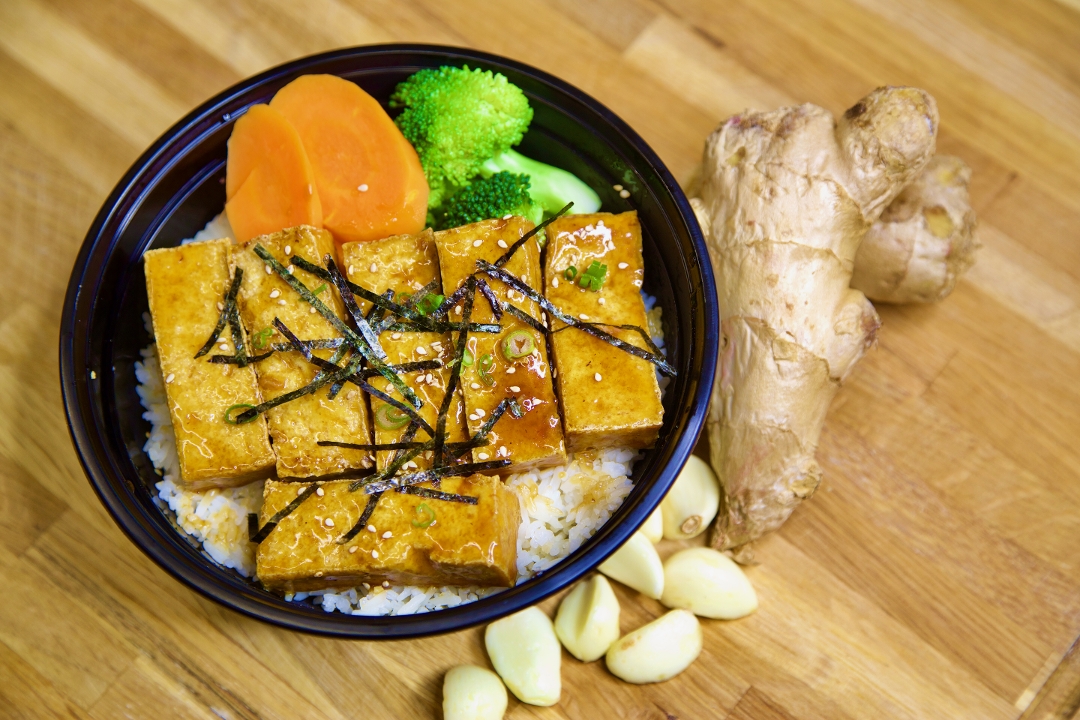 Order Tofu Teriyaki Bowl food online from Hearty Teriyaki store, Newton on bringmethat.com