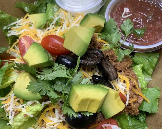 Order Beef Taco Salad food online from Bite Bistro store, Dallas on bringmethat.com
