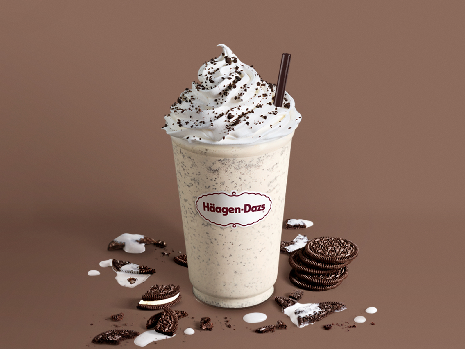 Order Cookies and Cream Shake food online from Häagen-Dazs store, Denver on bringmethat.com