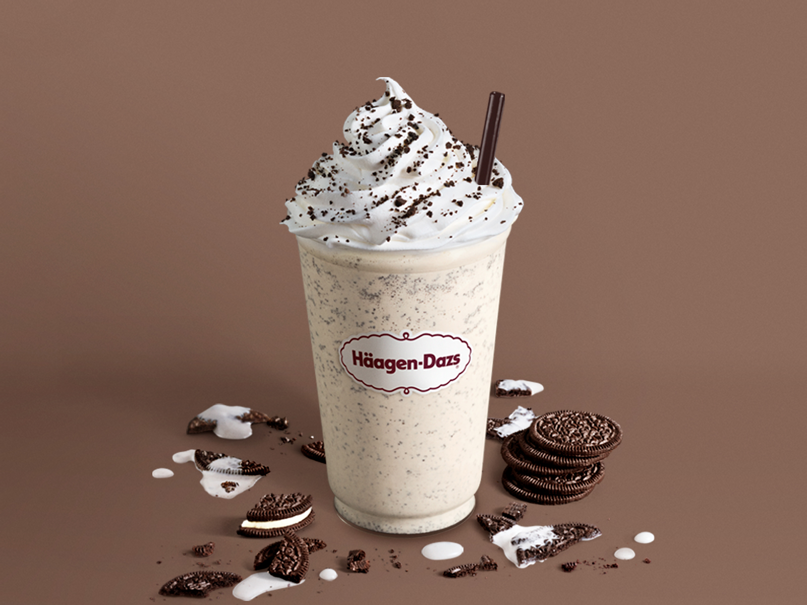 Order Cookies and Cream Shake food online from Haagen-Dazs store, Bridgewater on bringmethat.com