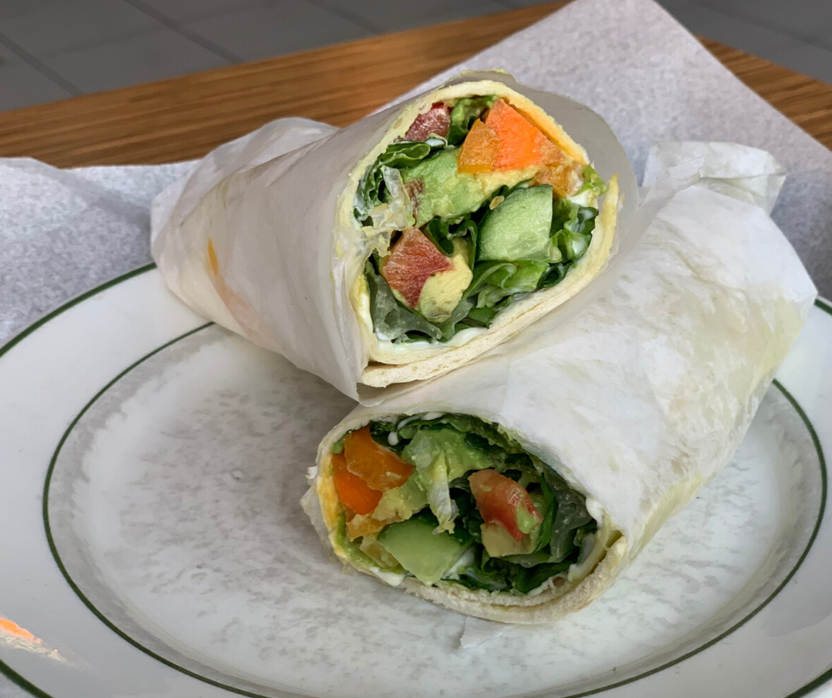 Order Mike Gary Wrap food online from The Blue Strawberry Coffee Company store, Cedar Rapids on bringmethat.com