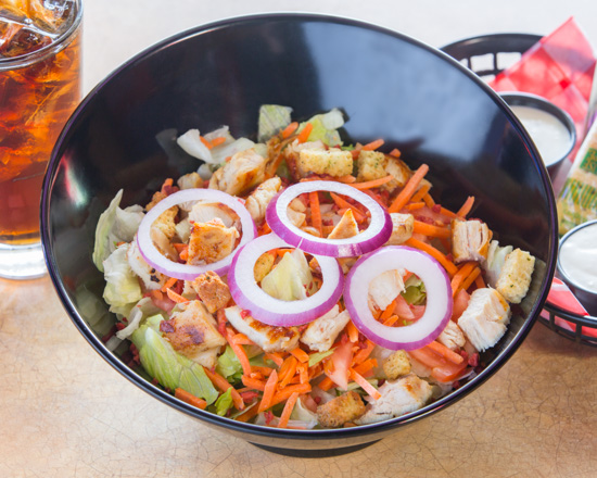 Order Chicken Grilled Salad food online from Dawg House Bar & Grill store, Macon on bringmethat.com