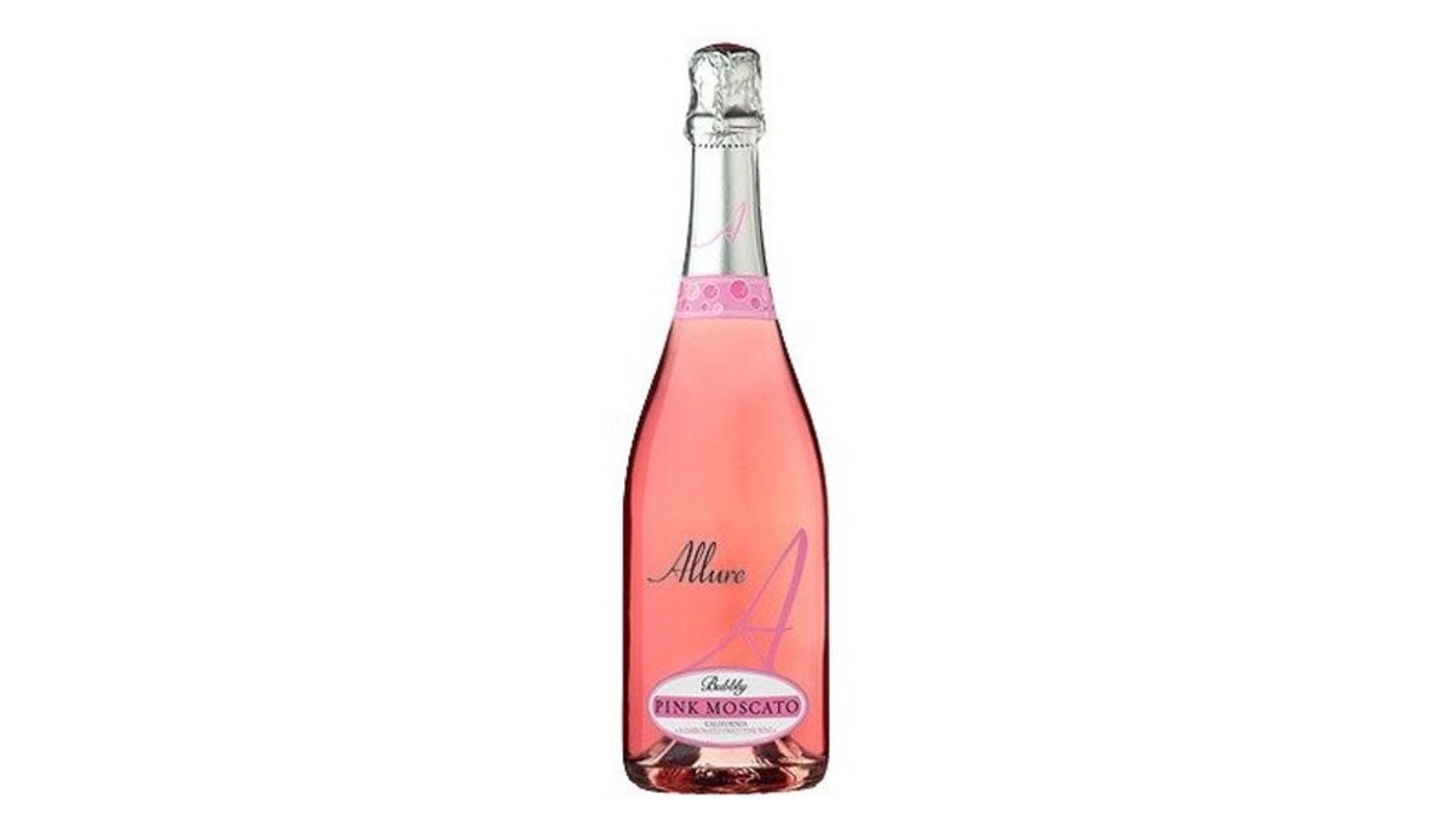 Order Allure Bubbly Pink Moscato Sparkling Wine 750mL food online from House Of Cigar & Liquor store, Redondo Beach on bringmethat.com