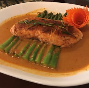Order Panang Salmon food online from Siam Terrace store, Urbana on bringmethat.com