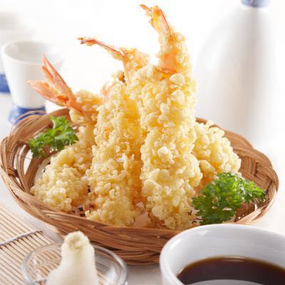 Order 4 Piece Shrimp Tempura Rice Bowl food online from JJ'S POKE store, Edina on bringmethat.com
