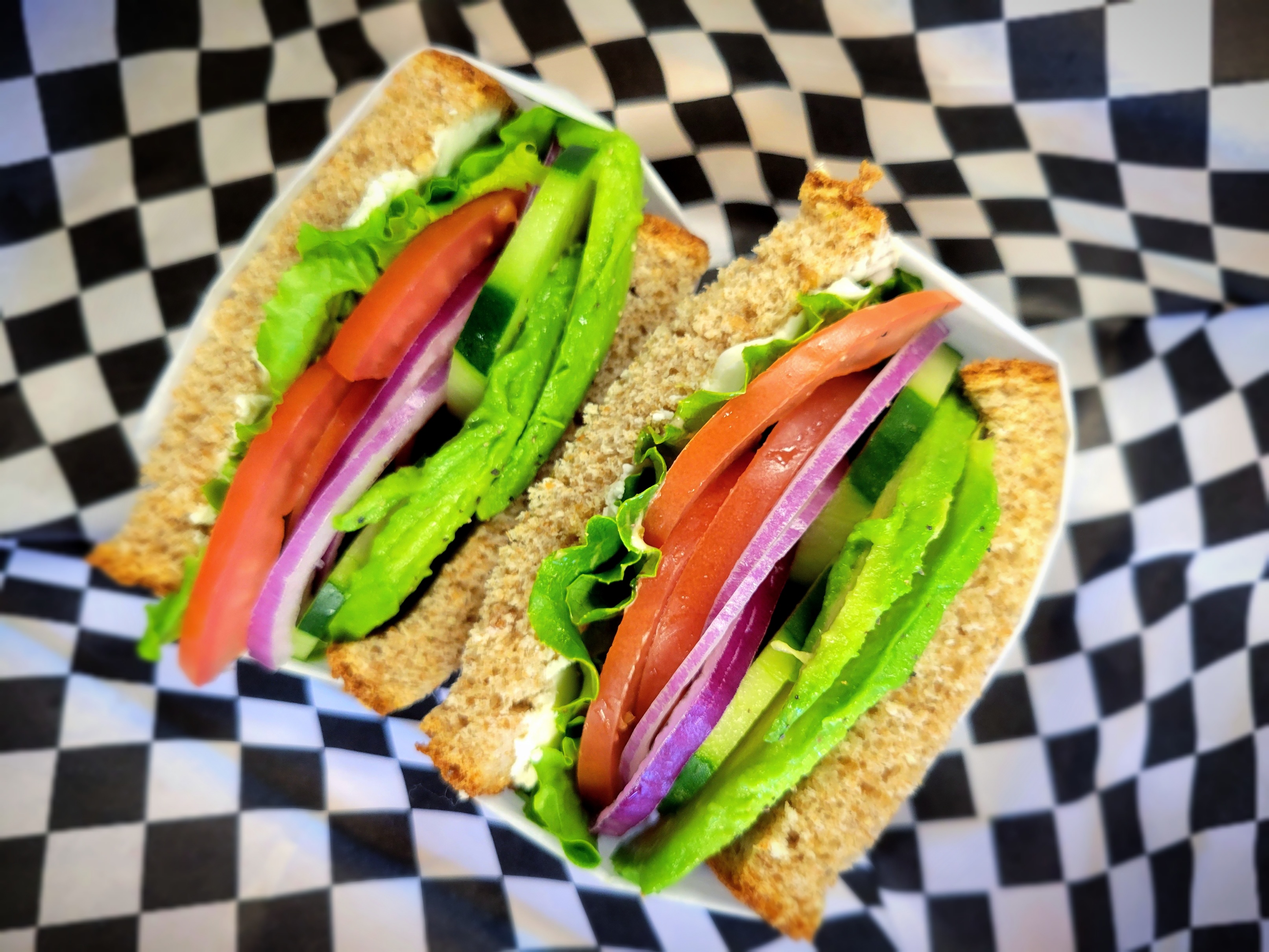 Order Avocado Delight Sandwich food online from Oasis Deli store, San Jose on bringmethat.com