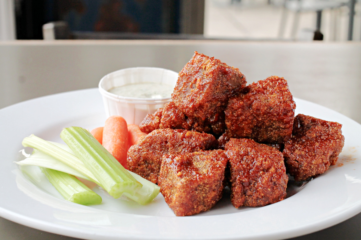 Order Seitan Wings (Vegan) food online from Double Wide Grill store, Pittsburgh on bringmethat.com
