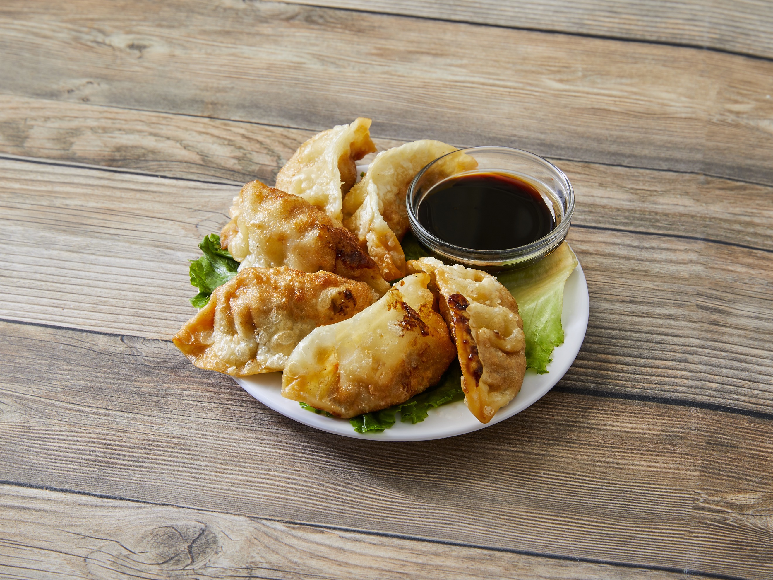 Order Pot Stickers food online from Green Basil Thai store, Vernon Hills on bringmethat.com