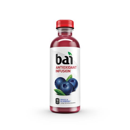Order Bai Flavored Water Brasilia Blueberry Antioxidant Infused Drinks (18 oz) food online from Rite Aid store, Austintown on bringmethat.com