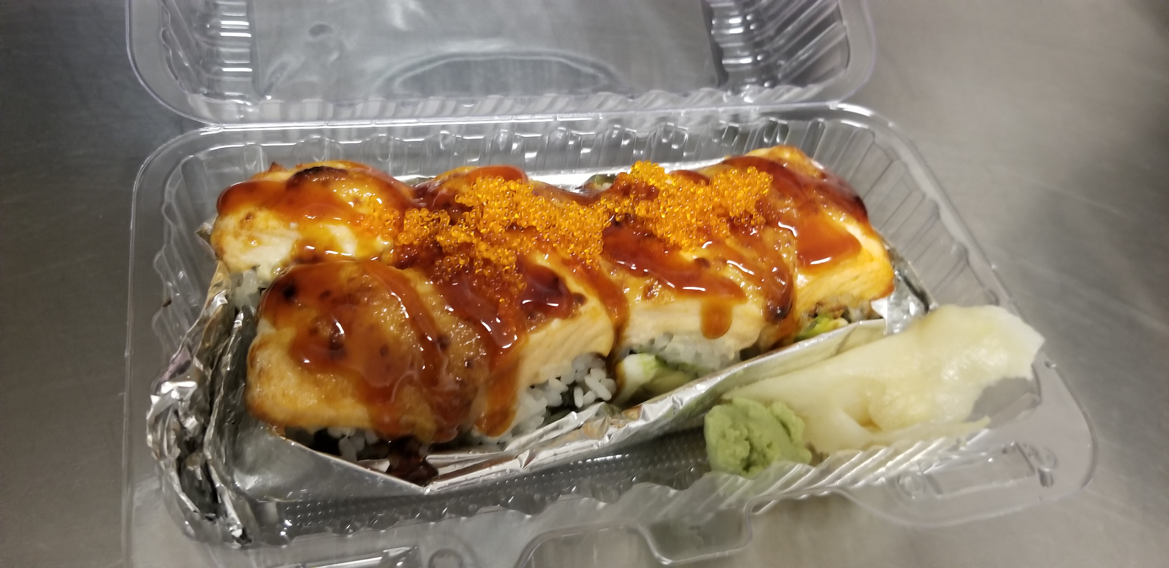 Order Baked Philly Roll food online from Cu Sushi store, Salinas on bringmethat.com