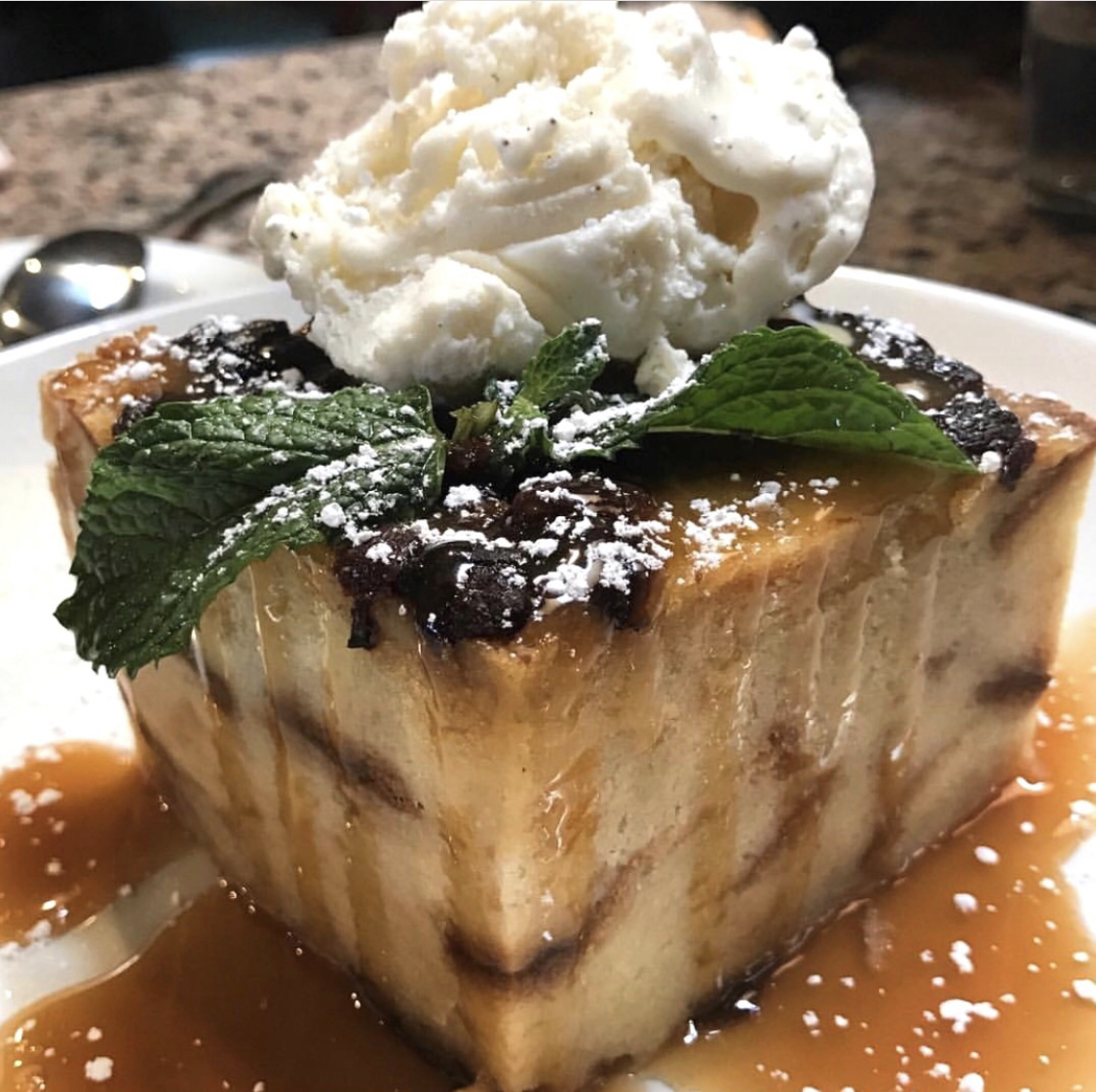Order Warm Bread Pudding food online from Marmalade Cafe store, Sherman Oaks on bringmethat.com
