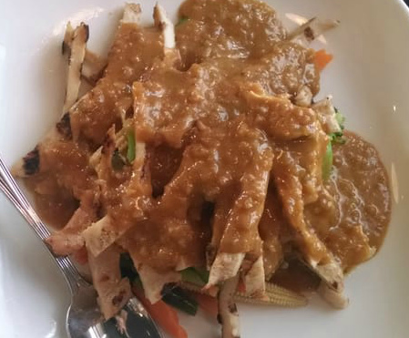 Order Pra Ram Chicken food online from Thai At Waugh Chapel store, Gambrills on bringmethat.com