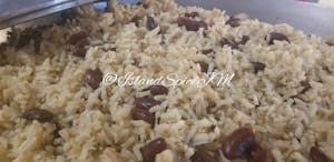 Order Rice & Peas (Red Beans) food online from Island Spice Jamaican Restaurant store, Leavenworth on bringmethat.com
