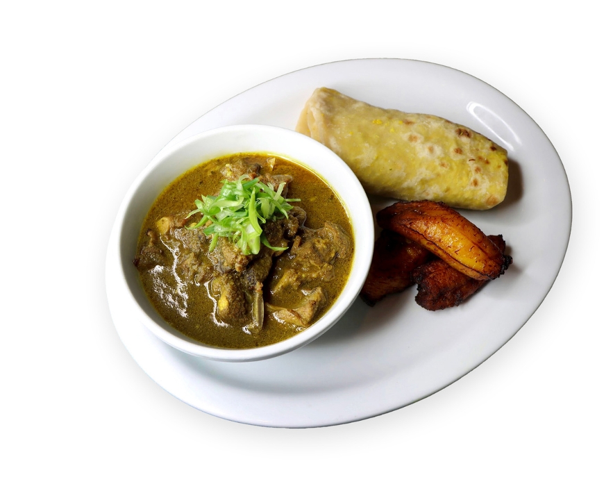 Order Curry Goat Roti food online from Negril Atl store, Atlanta on bringmethat.com