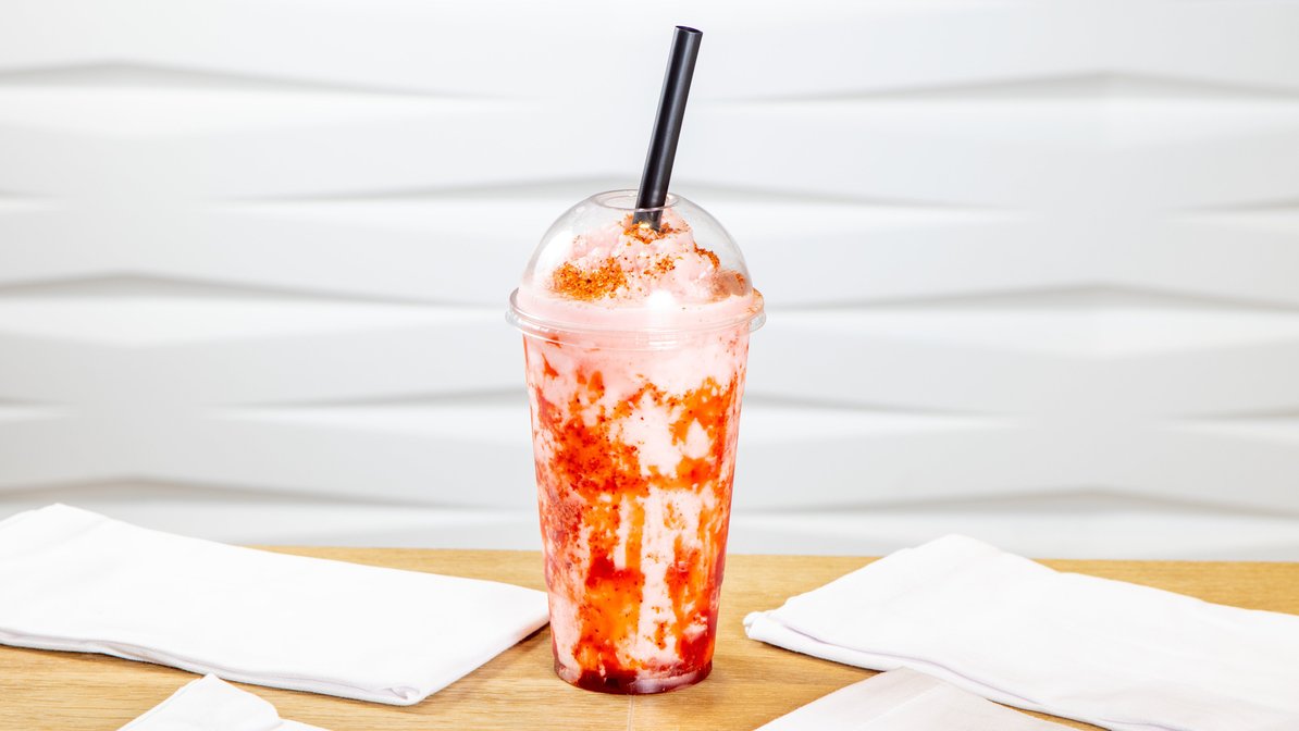 Order Spicy Watermelon Smoothie food online from Mr. Boba Tea Cafe store, McKinney on bringmethat.com