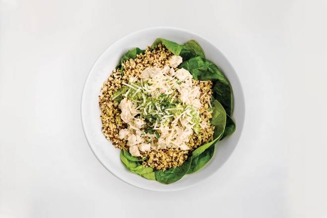Order Spinach & Pesto Bowl food online from Protein Bar store, Chicago on bringmethat.com