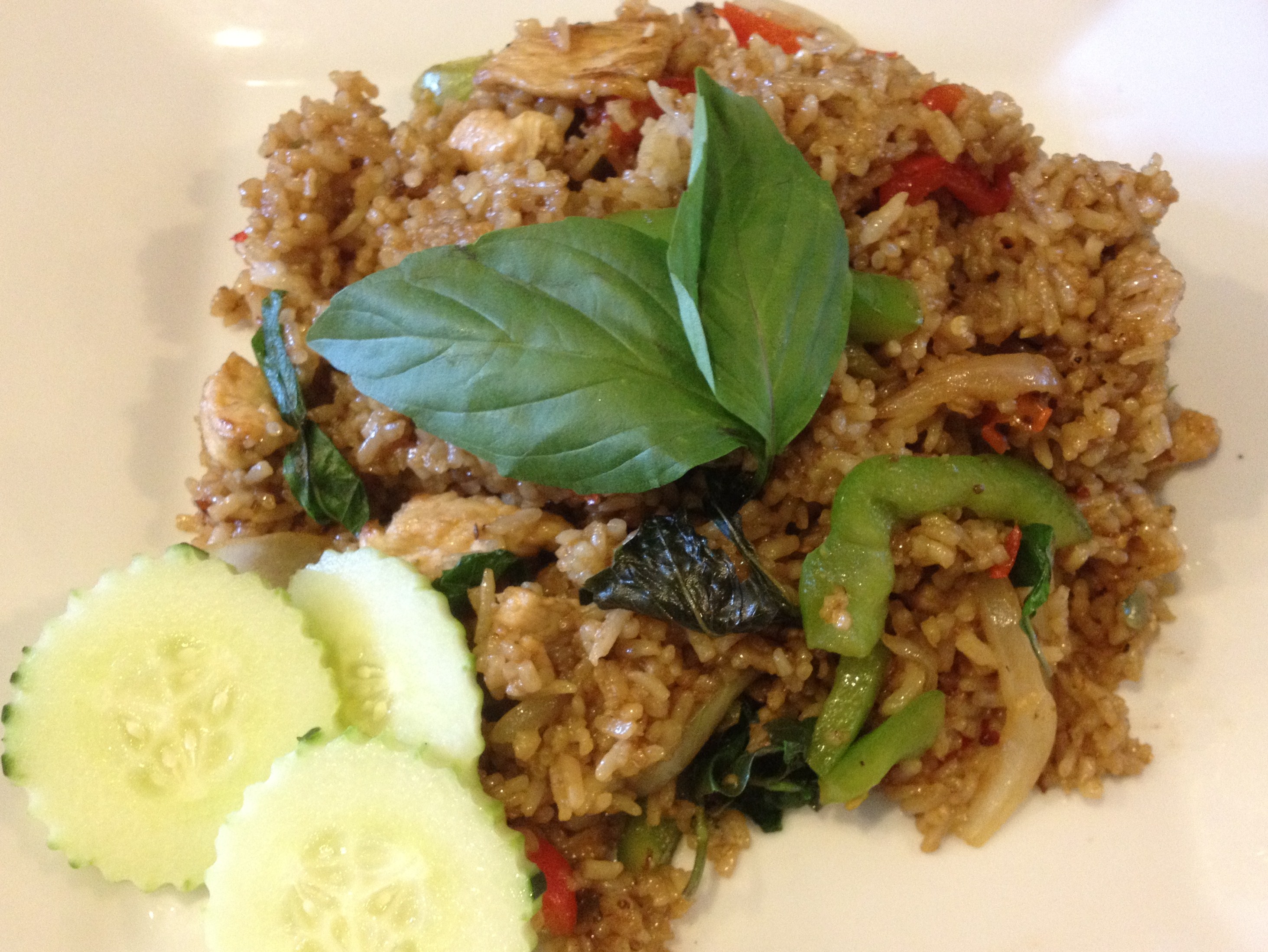 Order R2. Spicy Fried Rice food online from S!!! Thai Food store, Temecula on bringmethat.com