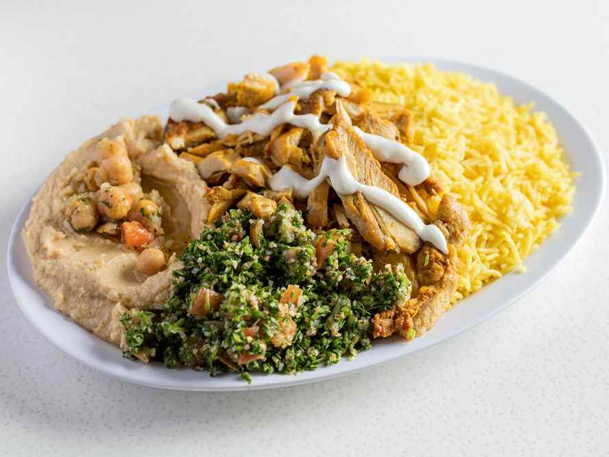 Order Chicken Shawarma Platter food online from Oasis Fresh store, Chicago on bringmethat.com