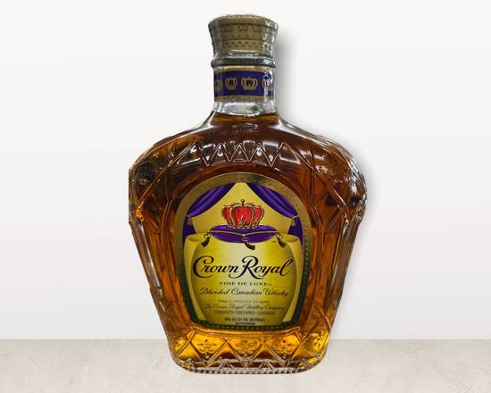 Order Crown Royal Deluxe, 750mL whiskey (40.0% ABV) food online from South Liquor store, Long Beach on bringmethat.com