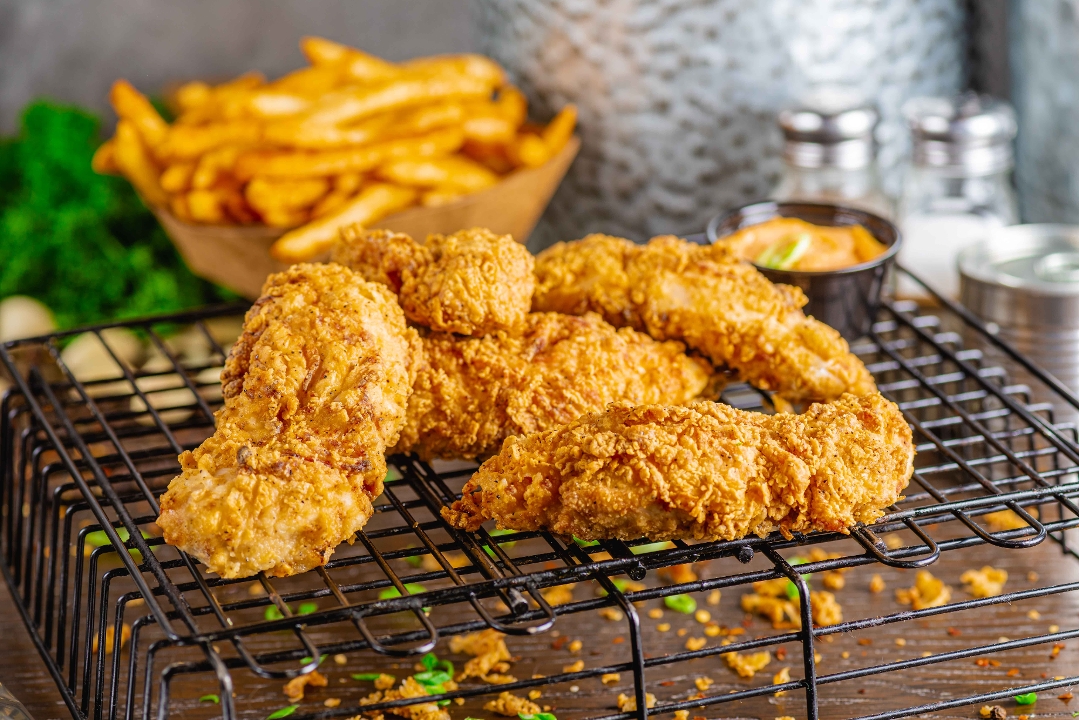 Order Snack + Fries - 3 piece Tenders food online from What the Cluck store, Henderson on bringmethat.com