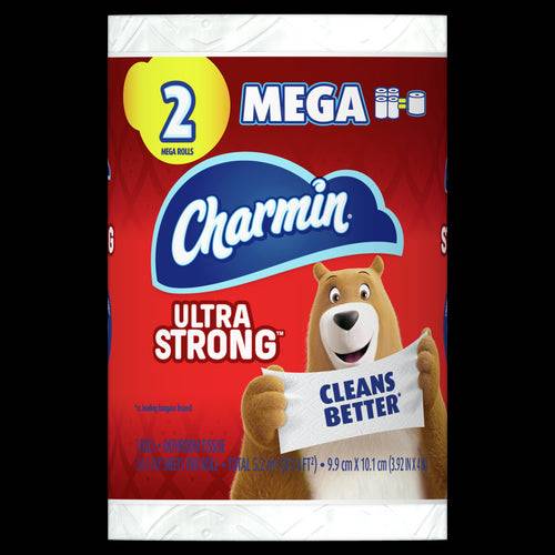 Order Charmin Ultra Strong Toilet Paper 2 Mega Roll - 264Ct/12Pk food online from Anderson Convenience Markets #140 store, Omaha on bringmethat.com