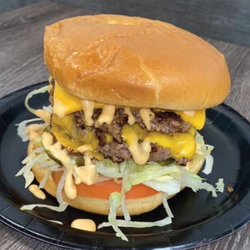 Order Wagyu Kabob Burger With Fries food online from Waygu Shawarma Grill store, El Cajon on bringmethat.com