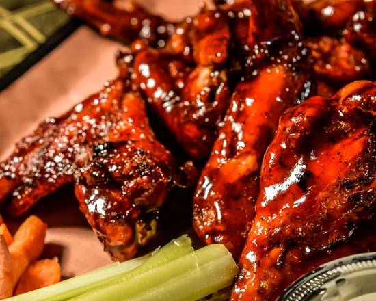 Order Smoked Chicken Wings food online from The Smoke Pit store, Monroe on bringmethat.com