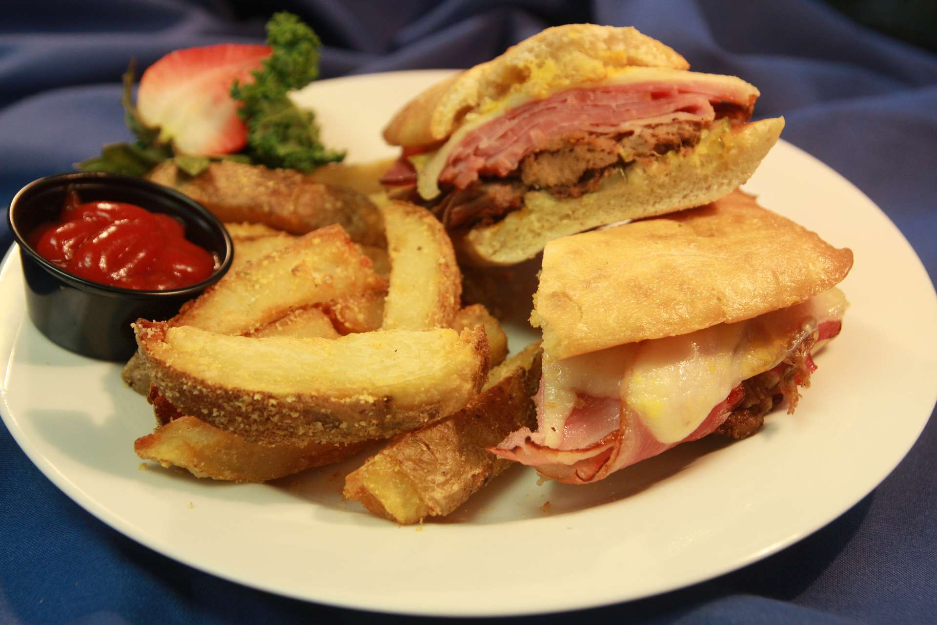 Order Cubano Sandwich food online from Celebrations Comfort Kitchen store, Manchester on bringmethat.com