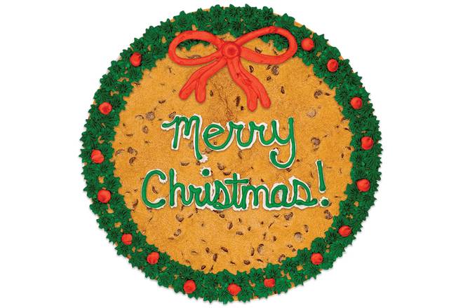 Order #635: Christmas Wreath food online from Nestle Toll House Cafe - 2341- PASEO VILLAGE PLAZA store, Albuquerque on bringmethat.com