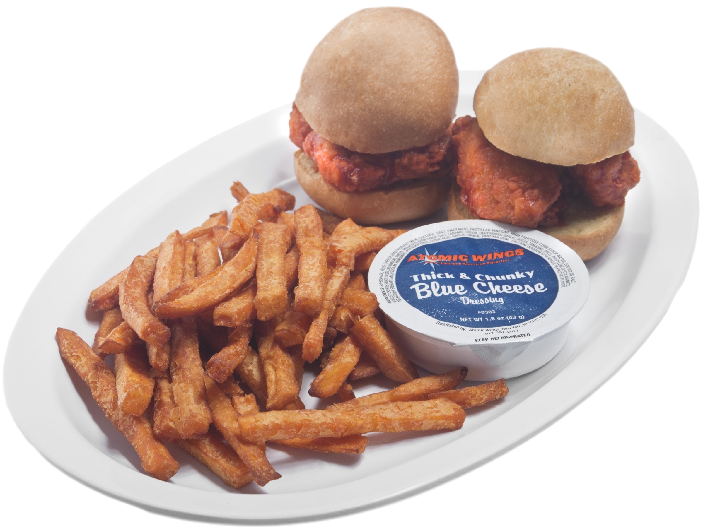 Order Chipotle Fried Shrimp Slider food online from Atomic wings store, New York on bringmethat.com